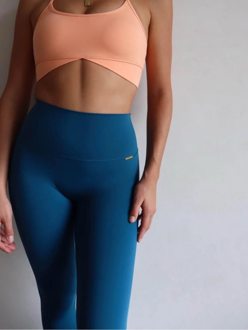 Cleo Harper Unity Leggings – Teal Blue
